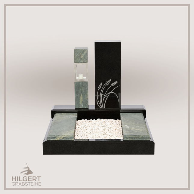 UR-DA-AB16-05UR001 | Hilgert Grabsteine | Urnengrabstein aus Granit