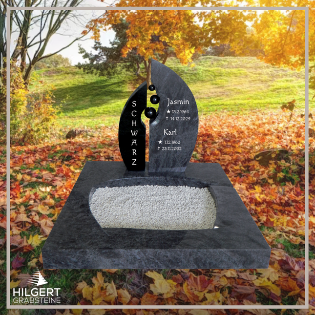 UR-DA-JK1184UA | Hilgert Grabsteine | Urnengrabstein aus Granit