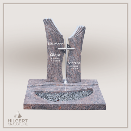 UR-DA-JKUR30-17001 | Hilgert Grabsteine | Urnengrabstein aus Granit