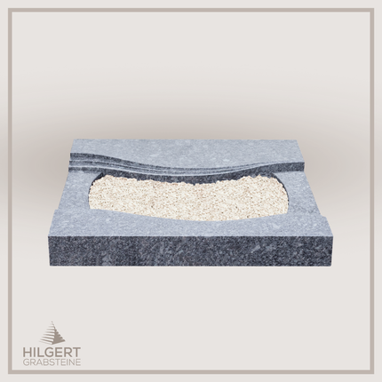 UR-DA-JKUR31-17001 | Hilgert Grabsteine | Urnengrabstein aus Granit