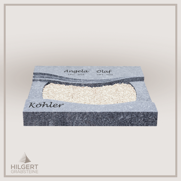 UR-DA-JKUR31-17001 | Hilgert Grabsteine | Urnengrabstein aus Granit