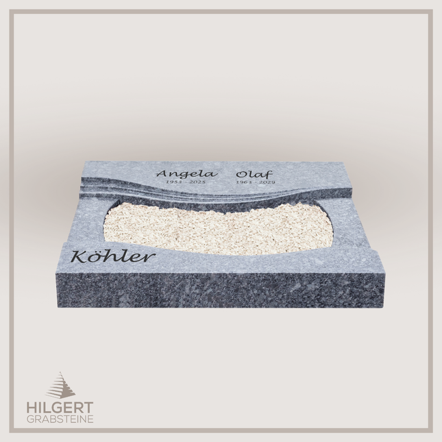 UR-DA-JKUR31-17001 | Hilgert Grabsteine | Urnengrabstein aus Granit