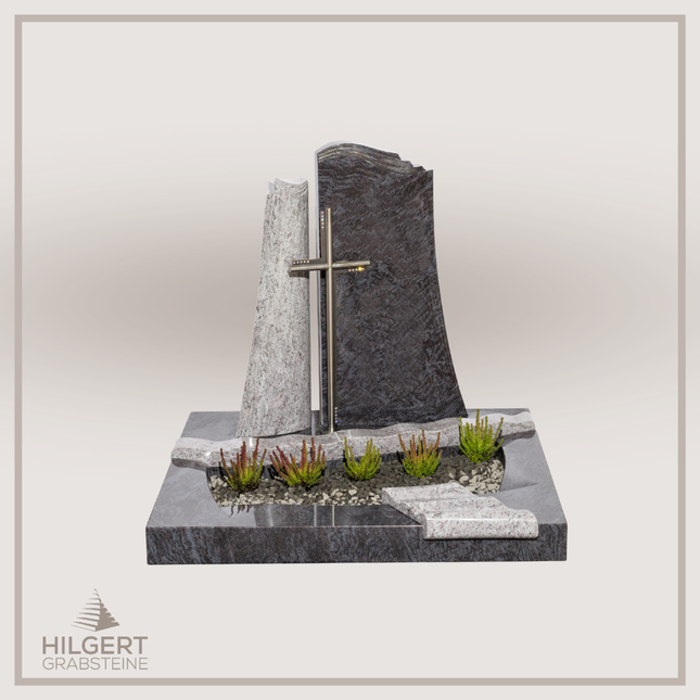 UR-DA-JKUR33-17001 | Hilgert Grabsteine | Urnengrabstein aus Granit
