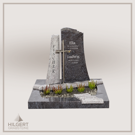 UR-DA-JKUR33-17001 | Hilgert Grabsteine | Urnengrabstein aus Granit