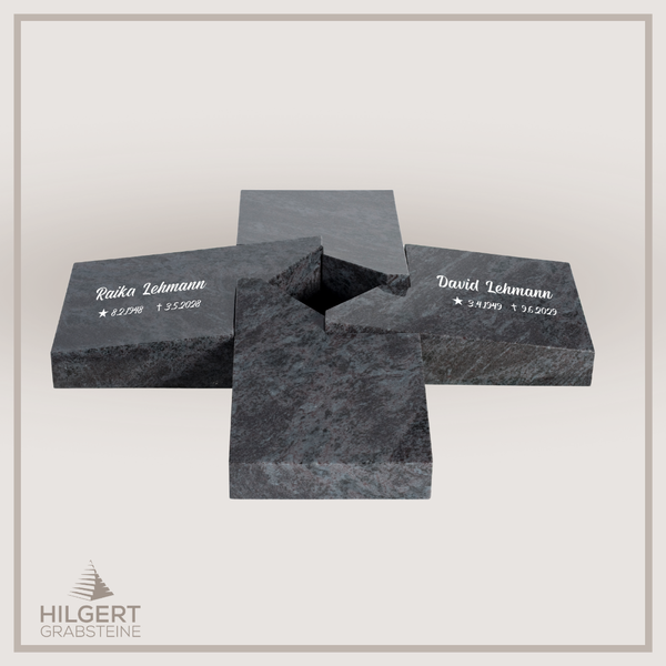 UR-DA-SF2010.23SCH | Hilgert Grabsteine | Urnengrabstein aus Granit
