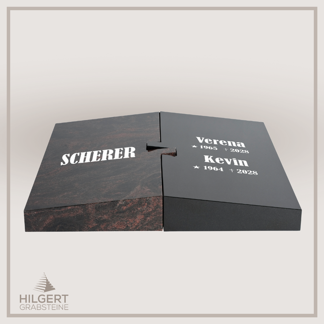 UR-DA-SF2010.26SCH | Hilgert Grabsteine | Urnengrabstein aus Granit