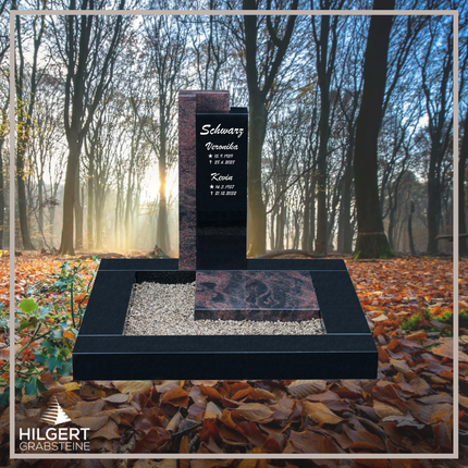 UR-DA-SF2013-09 | Hilgert Grabsteine | Urnengrabstein aus Granit