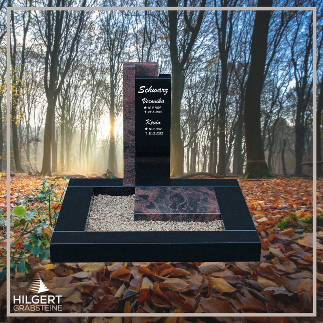 UR-DA-SF2013-09 | Hilgert Grabsteine | Urnengrabstein aus Granit