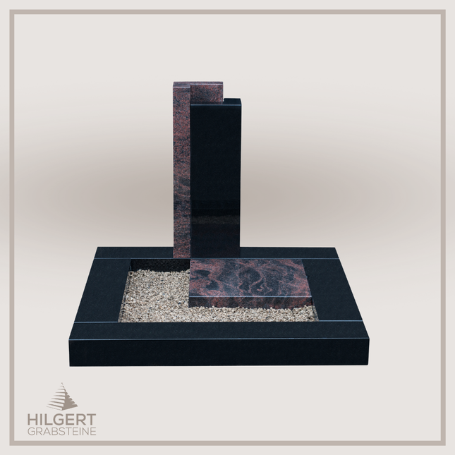 UR-DA-SF2013-09 | Hilgert Grabsteine | Urnengrabstein aus Granit