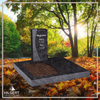 UR-DA-SF2013-10 | Hilgert Grabsteine | Urnengrabstein aus Granit