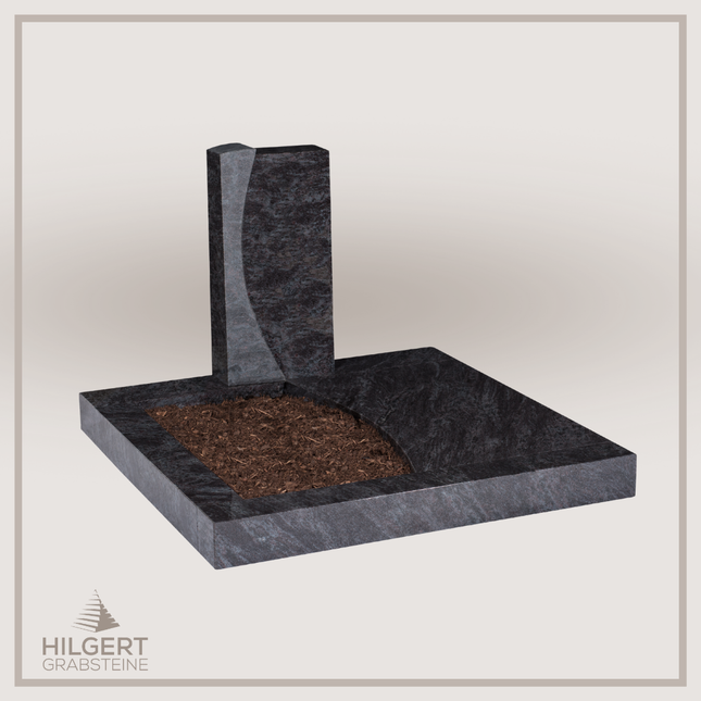 UR-DA-SF2013-10 | Hilgert Grabsteine | Urnengrabstein aus Granit