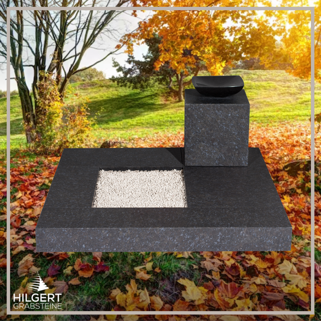 UR-DA-SF2013-11 | Hilgert Grabsteine | Urnengrabstein aus Granit