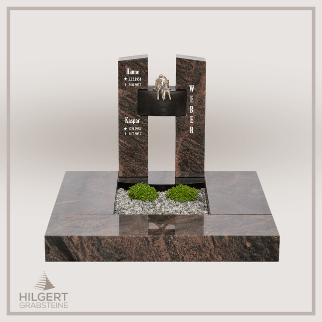 UR-DA-SF2016-11-001 | Hilgert Grabsteine | Urnengrabstein aus Granit