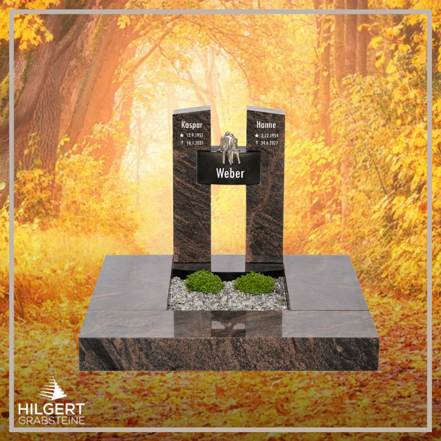 UR-DA-SF2016-11-001 | Hilgert Grabsteine | Urnengrabstein aus Granit