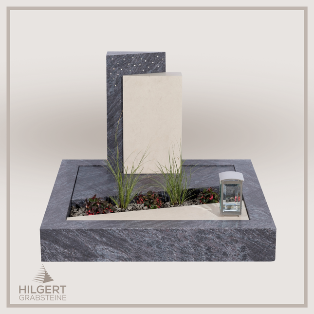 UR-DA-SF2018-10-001 | Hilgert Grabsteine | Urnengrabstein aus Granit