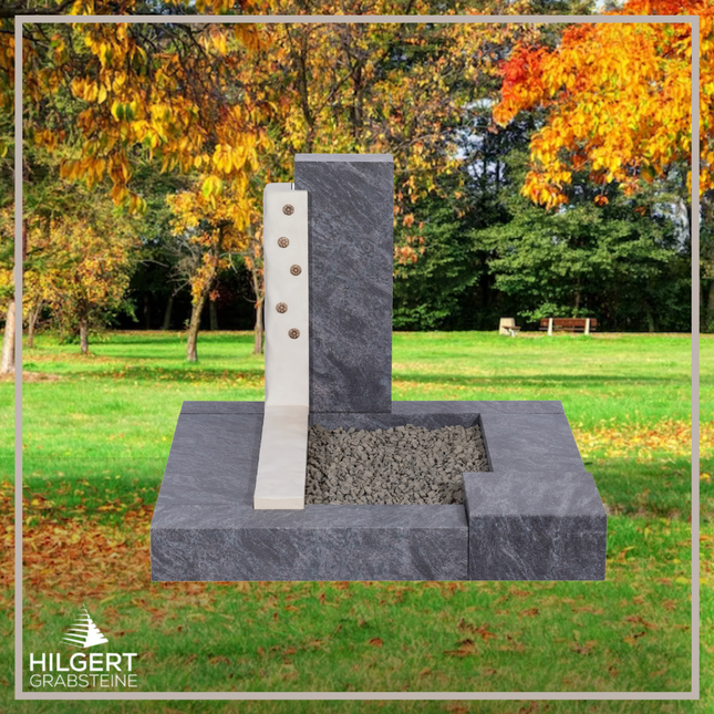 UR-DA-SF2018-11-001 | Hilgert Grabsteine | Urnengrabstein aus Granit