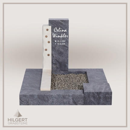 UR-DA-SF2018-11-001 | Hilgert Grabsteine | Urnengrabstein aus Granit