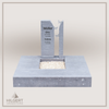UR-DA-SFUR-001 | Hilgert Grabsteine | Urnengrabstein aus Granit