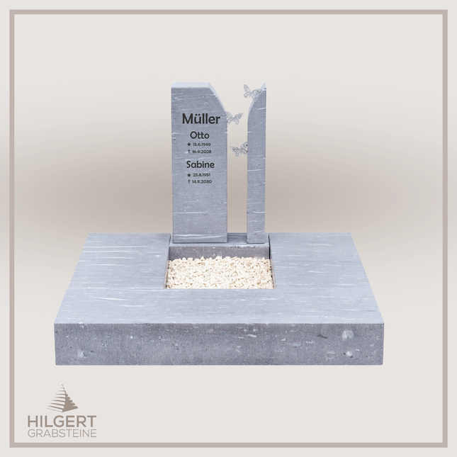 UR-DA-SFUR-001 | Hilgert Grabsteine | Urnengrabstein aus Granit