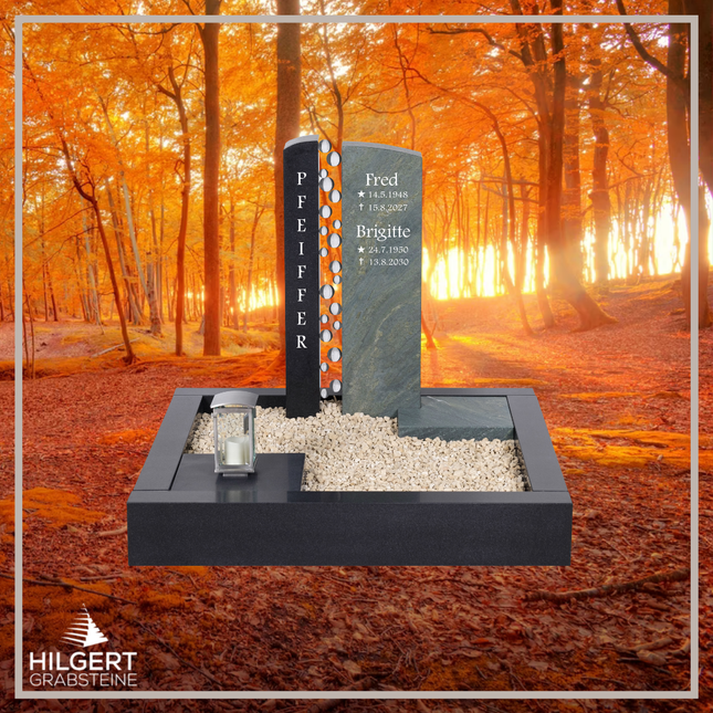 UR-DA-SFUR2019.14 | Hilgert Grabsteine | Urnengrabstein aus Granit