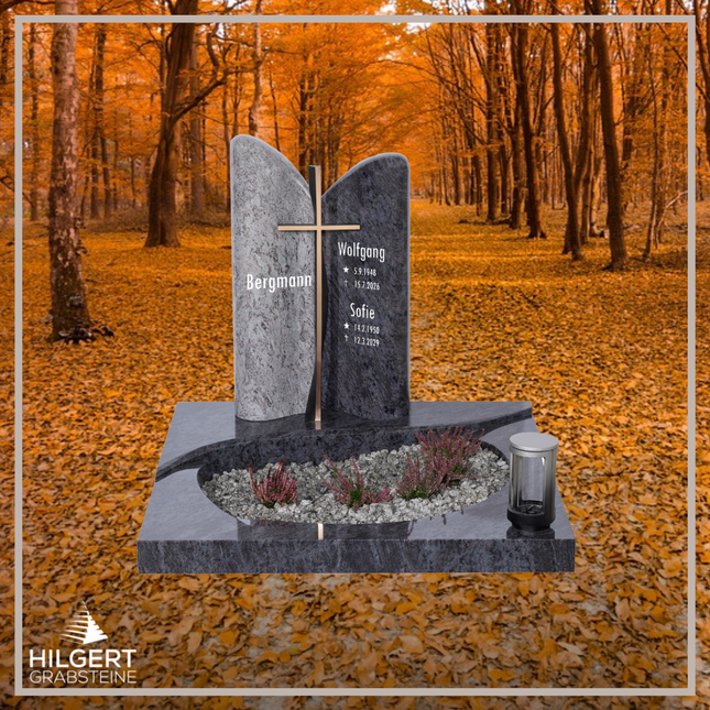 UR-DA-UAJK08201 | Hilgert Grabsteine | Urnengrabstein aus Granit