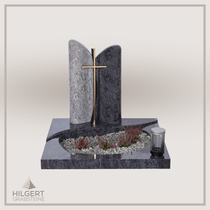 UR-DA-UAJK082018-001 | Hilgert Grabsteine | Urnengrabstein aus Granit