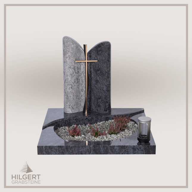 UR-DA-UAJK082018-001 | Hilgert Grabsteine | Urnengrabstein aus Granit
