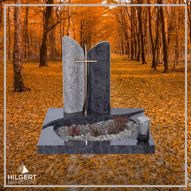 UR-DA-UAJK082018-001 | Hilgert Grabsteine | Urnengrabstein aus Granit