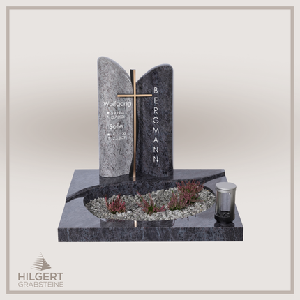 UR-DA-UAJK082018-001 | Hilgert Grabsteine | Urnengrabstein aus Granit