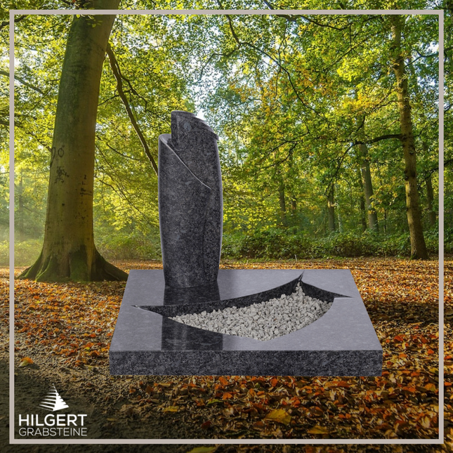 UR-DA-UAJK112017 | Hilgert Grabsteine | Urnengrabstein aus Granit