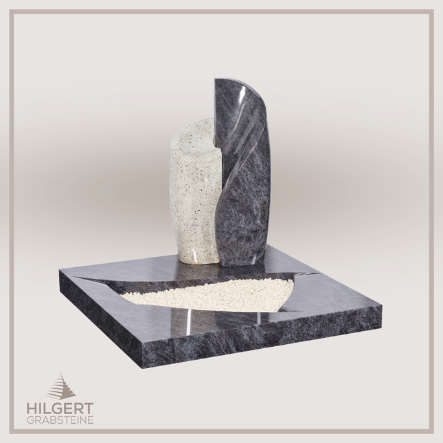 UR-DA-UAJK22017 | Hilgert Grabsteine | Urnengrabstein aus Granit