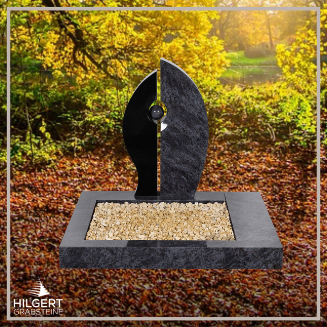 UR-DA-UB004-19JK | Hilgert Grabsteine | Urnengrabstein aus Granit