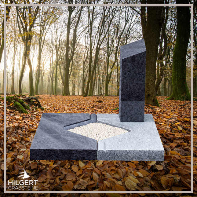 UR-DA-UR101-14 | Hilgert Grabsteine | Urnengrabstein aus Granit