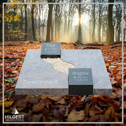 UR-DA-UR107-14 | Hilgert Grabsteine | Urnengrabstein aus Granit