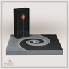UR-DA-UR110-14 | Hilgert Grabsteine | Urnengrabstein aus Granit