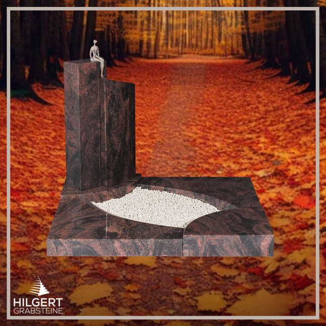 UR-DA-UR111-14 | Hilgert Grabsteine | Urnengrabstein aus Granit