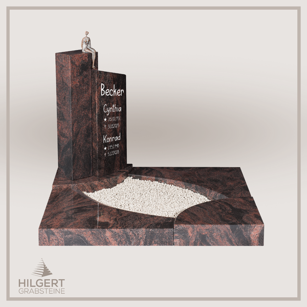 UR-DA-UR111-14 | Hilgert Grabsteine | Urnengrabstein aus Granit