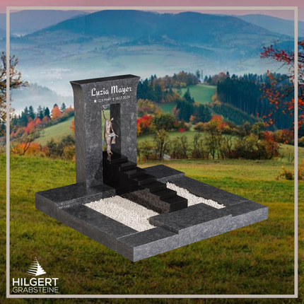 UR-DA-UR113-14 | Hilgert Grabsteine | Urnengrabstein aus Granit