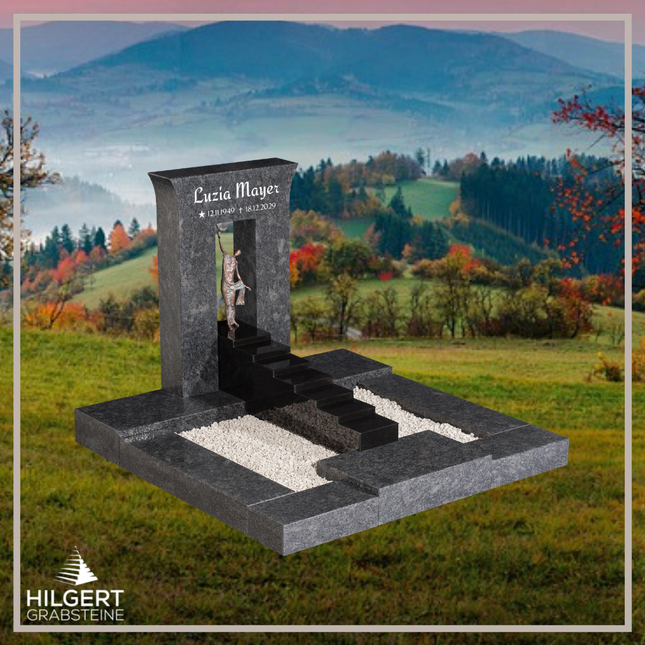 UR-DA-UR113-14 | Hilgert Grabsteine | Urnengrabstein aus Granit
