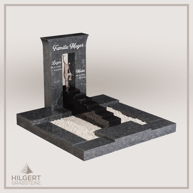 UR-DA-UR113-14 | Hilgert Grabsteine | Urnengrabstein aus Granit