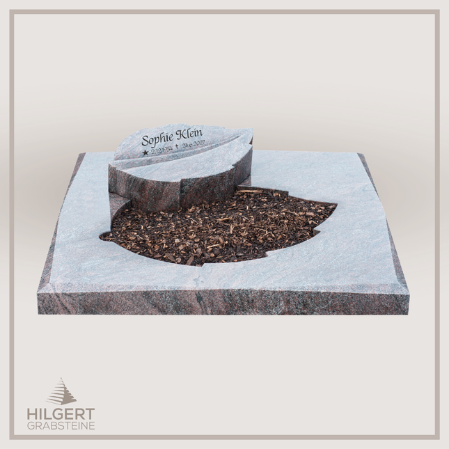 UR-DA-UR118-14 | Hilgert Grabsteine | Urnengrabstein aus Granit