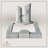 UR-DA-UR134-15 | Hilgert Grabsteine | Urnengrabstein aus Granit