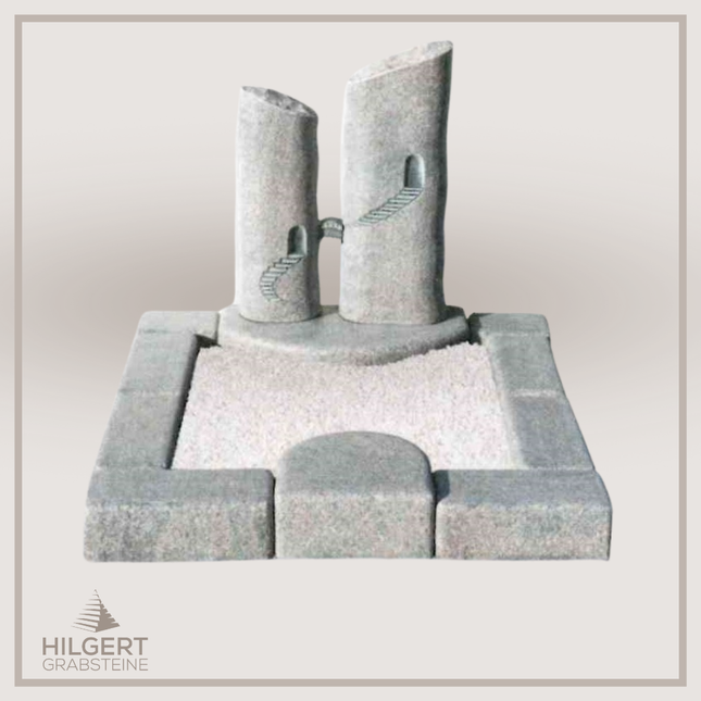 UR-DA-UR134-15 | Hilgert Grabsteine | Urnengrabstein aus Granit