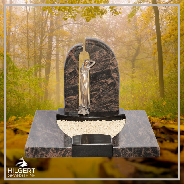 UR-DA-UR137-15 | Hilgert Grabsteine | Urnengrabstein aus Granit