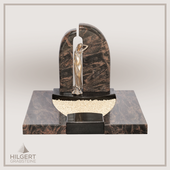 UR-DA-UR137-15 | Hilgert Grabsteine | Urnengrabstein aus Granit