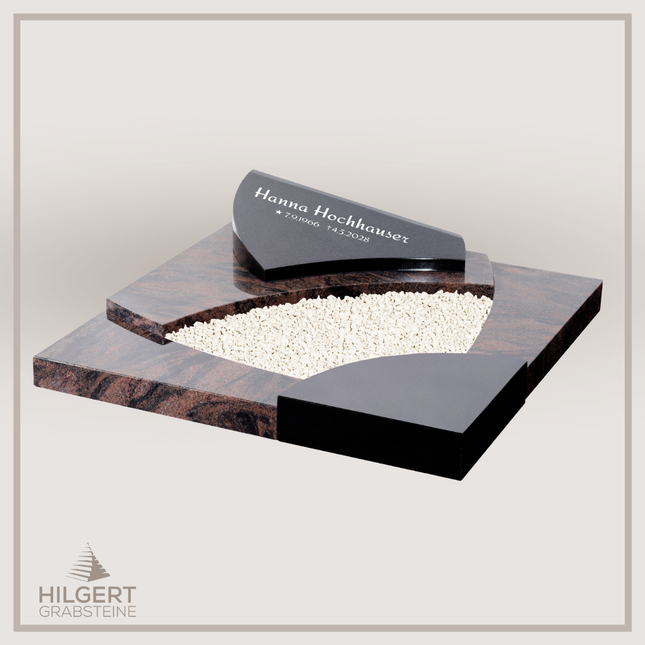 UR-DA-UR142-16 | Hilgert Grabsteine | Urnengrabstein aus Granit