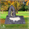 UR-DA-UR143-16 | Hilgert Grabsteine | Urnengrabstein aus Granit