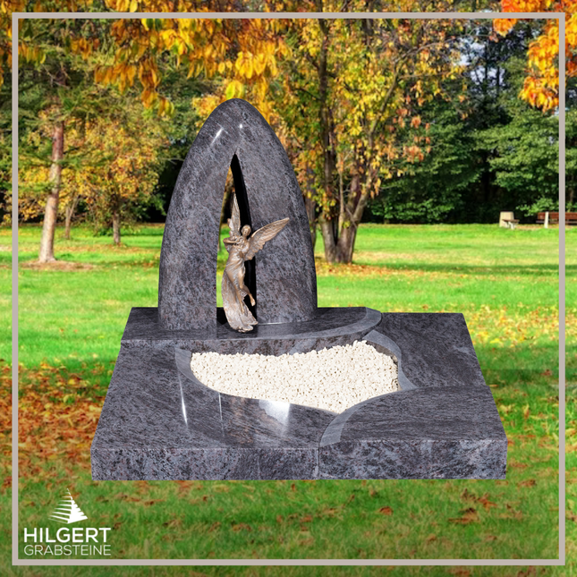 UR-DA-UR143-16 | Hilgert Grabsteine | Urnengrabstein aus Granit