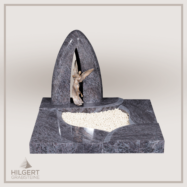 UR-DA-UR143-16 | Hilgert Grabsteine | Urnengrabstein aus Granit