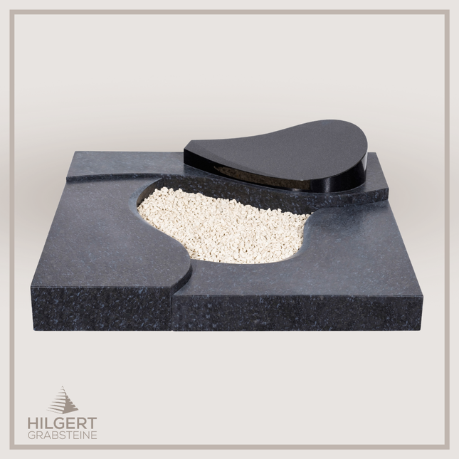 UR-DA-UR144-16 | Hilgert Grabsteine | Urnengrabstein aus Granit